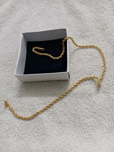 Gold Tone Chain Necklace
