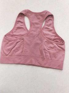 Pink Sports Bra
