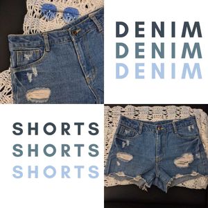 Denim Bule Shorts