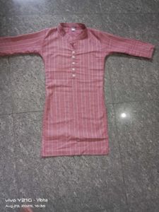 Striped Pink Kurta