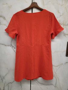 Chic Orange Mini Dress