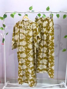 Olive Shade Brand New Cotton Coord Sets