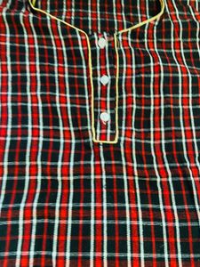 Vintage Plaid Nightgown