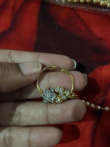 Nose Ring with Chain