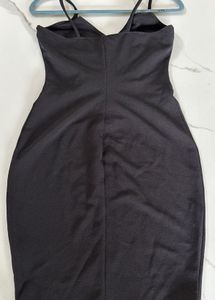 Black Bodycon Dress, Size - 34-36