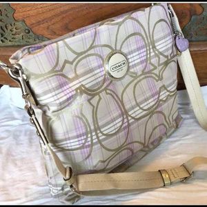 Coach Plaid Crossbody Bag
