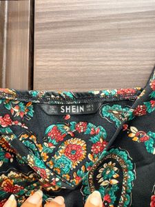 Shein Slit Printed Dress size S
