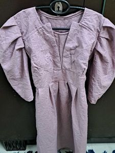 Vintage Puff Sleeve Dress