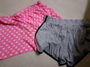 Combo Pack Of 2 Shorts For Women