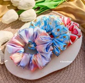 Pastel Tie-Dye Scrunchie