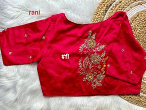 Satin Pan Neck Bridal Blouse Collection