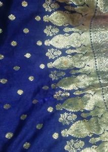 Banarsi Silk Saree With Stone Work
