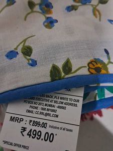 Pure cotton floral pillow covers new 4 pcs