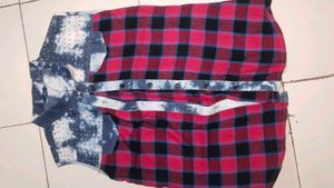 Red & Blue Checked Shirt