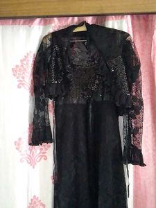 Elegant Black Lace Dress
