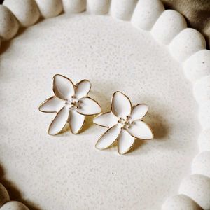 Korean Flower Earrings