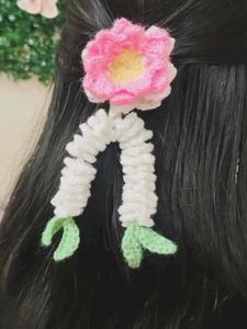 crochet Lotus Gajra 🥀 🌙