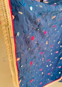 Elegant Teal blue  Embroidered Kurta set