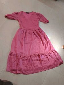Pink Midi Dress