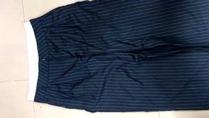 Double Waist Pinstripe Trousers