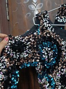 Sequin Embellished Kurta Set