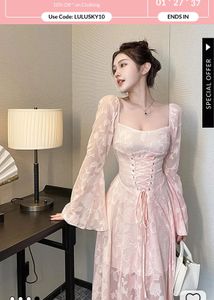 Pink Pintresty Dress Boack And Yellow