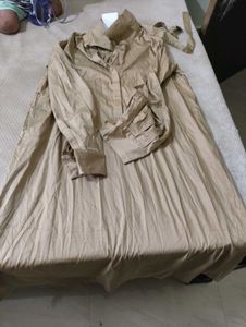 Khaki Midi Dress