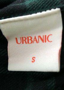 Black and Green Oversized Checked Shirt