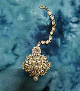 Elegant Kundan Maang Tikka🤩