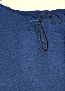 Men Navy Blue Track Pant