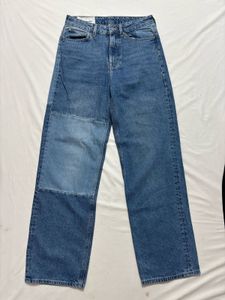 Patchwork Denim Jeans