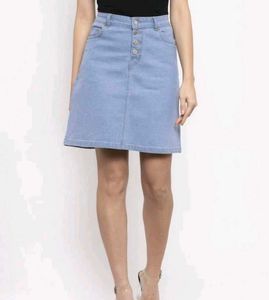 Denim Mini Skirt