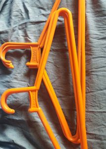 Clothes Hanger And Dust Pan