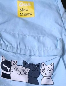 Cute Cat Print Backpack