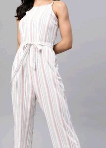 Striped Jumpsuit