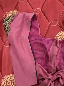 Pink Embroidered Blouse