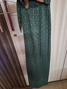 Green Poka Dots Pallazo