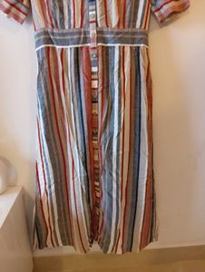 Westside Striped A Line Dress