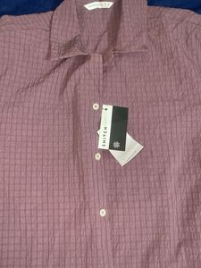Snitch Mauve Textured Shirt