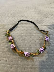 Purple Flower Tiara