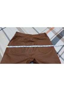 Leather Type Skinny Trouser