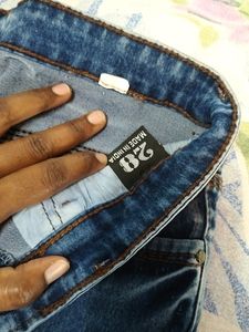 Full Length Regular Jeans With 28 Size