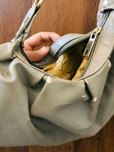 Vintage Gray Shoulder Bag