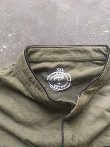 Olive Green Cargo Joggers And T Shirt For Men