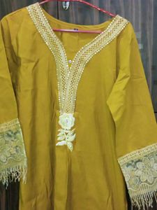 Beautiful Mustard Suit Set