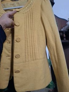 Elegant Mustard Yellow Jacket