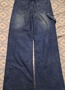 Wide Leg Denim Jeans