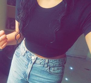 Zara Cropped T-shirt, S