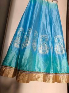 Stylish And Elegant Blue Party Wear Gown