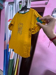 Mustard Yellow Tunic Top